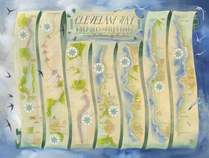 Cleveland Way Map